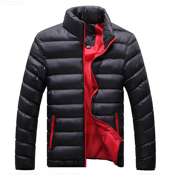 Jaqueta Bomber Masculina Bobojaco Slim G8P15 Casa Tech Loja Preto / Vermelho P 