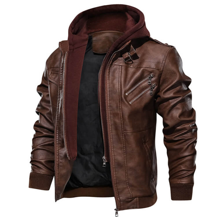 Jaqueta de Couro Legítimo Premium - LBL G10P14 - Jaqueta de Couro Legítimo Premium - LBL Casa Tech Loja 