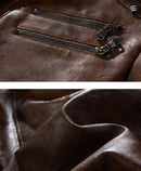 Jaqueta de Couro Legítimo Premium - LBL G10P14 - Jaqueta de Couro Legítimo Premium - LBL Casa Tech Loja 