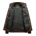 Jaqueta de Couro Masculina Casual JCM06 - Jaqueta de Couro Masculina Casual Casa Tech Loja 