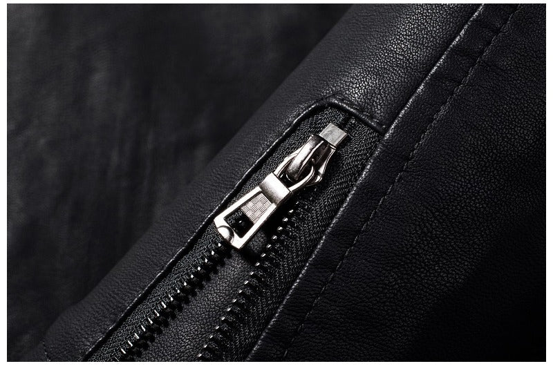 Jaqueta de Couro Masculina Casual JQM01 - Jaqueta de Couro Masculina Casual Casa Tech Loja 