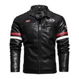 Jaqueta de Couro Masculina para Motociclistas