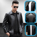 Jaqueta de Couro Michigan Masculina JCM11 - Jaqueta de Couro Michigan Masculina Casa Tech Loja 