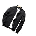 Jaqueta Masculina Bomber com Ziper G10P10 - Jaqueta Masculina Bomber com Ziper Casa Tech Loja Preto P 