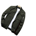 Jaqueta Masculina Bomber com Ziper G10P10 - Jaqueta Masculina Bomber com Ziper Casa Tech Loja Verde P 