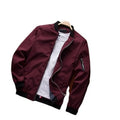 Jaqueta Masculina Bomber com Ziper G10P10 - Jaqueta Masculina Bomber com Ziper Casa Tech Loja Vermelho P 