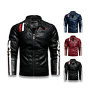 Jaqueta Masculina de Couro para Motoqueiros JCM20 - Jaqueta Masculina de Couro para Motoqueiros Casa Tech 