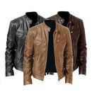 Jaqueta Masculina de Couro Vintage JCM27 - Jaqueta Masculina de Couro Vintage Casa Tech 