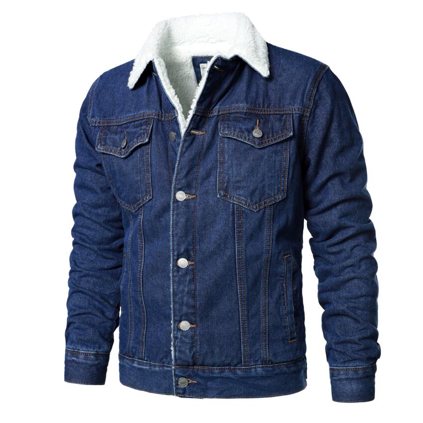 Jaqueta Masculina Jeans Forrada com Pelo JQM03 - Jaqueta Masculina Jeans Forrada com Pelo Casa Tech Loja 