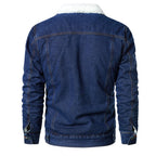 Jaqueta Masculina Jeans Forrada com Pelo JQM03 - Jaqueta Masculina Jeans Forrada com Pelo Casa Tech Loja 