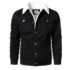 Jaqueta Masculina Jeans Forrada com Pelo JQM03 - Jaqueta Masculina Jeans Forrada com Pelo Casa Tech Loja Edição Especial P 