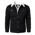 Jaqueta Masculina Jeans Forrada com Pelo JQM03 - Jaqueta Masculina Jeans Forrada com Pelo Casa Tech Loja Edição Especial P 