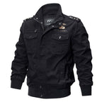 Jaqueta Tática Militar Masculina Aviador G5P8 - Jaqueta Tática Militar Masculina Aviador Casa Tech Loja Preto M Com estampa