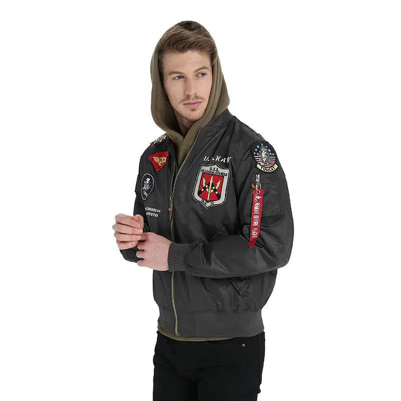 Jaqueta Top Gun ROU13 - Jaqueta Top Gun Casa Tech Loja Preto XXS 