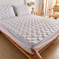 Jogo de Cama (Lençol + Fronhas) UTI42 - Jogo de Cama (Lençol + Fronhas) Casa Tech Branco Solteiro (120x200x30) 