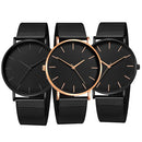 Kit 3 Relógios Masculino Minimalista de Pulso RPM24 - Kit 3 Relógios Masculino Minimalista de Pulso Casa Tech Combo 4 