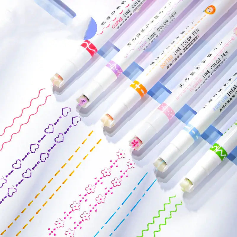 Kit 6 Canetas para Desenho Mágico BRI8 - Kit 6 Canetas para Desenho Mágico Casa Tech 