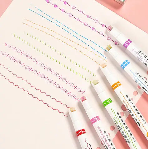 Kit 6 Canetas para Desenho Mágico BRI8 - Kit 6 Canetas para Desenho Mágico Casa Tech 