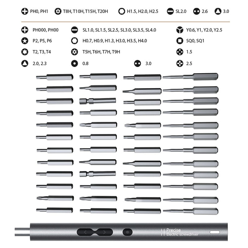 Kit de Chaves de Fenda Elétrico 28pcs FER18 - Kit de Chaves de Fenda Elétrico 28pcs Casa Tech 