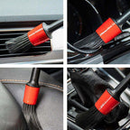 Kit Escovas para Limpeza Interna Automotiva G6P13 - Kit Escovas para Limpeza Interna Automotiva Casa Tech Loja 