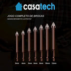Kit Ferramentas de Perfuração Universal (5pcs) G4P1 - Kit Ferramentas de Perfuração Universal Casa Tech Loja 