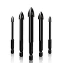 Kit Ferramentas de Perfuração Universal (5pcs) G4P1 - Kit Ferramentas de Perfuração Universal Casa Tech Loja Preto 5Pcs 