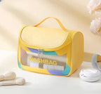 Kit Organizador Impermeável para Viagens BCF31 - Kit Organizador Impermeável para Viagens Casa Tech Amarelo 