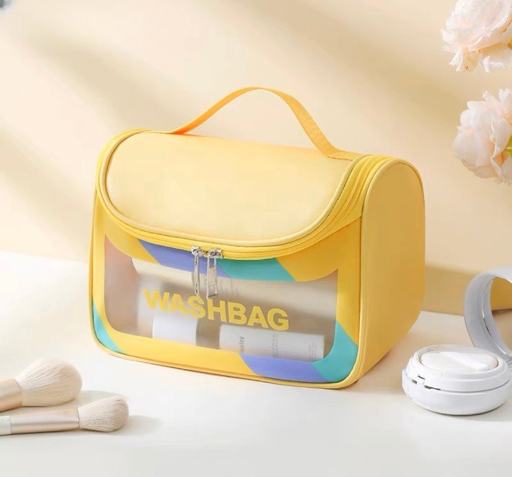 Kit Organizador Impermeável para Viagens BCF31 - Kit Organizador Impermeável para Viagens Casa Tech Amarelo 