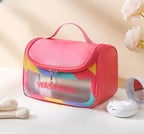 Kit Organizador Impermeável para Viagens BCF31 - Kit Organizador Impermeável para Viagens Casa Tech Rosa 
