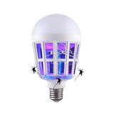 Lâmpada de LED com Armadilha Elétrica para Mosquitos e Insetos