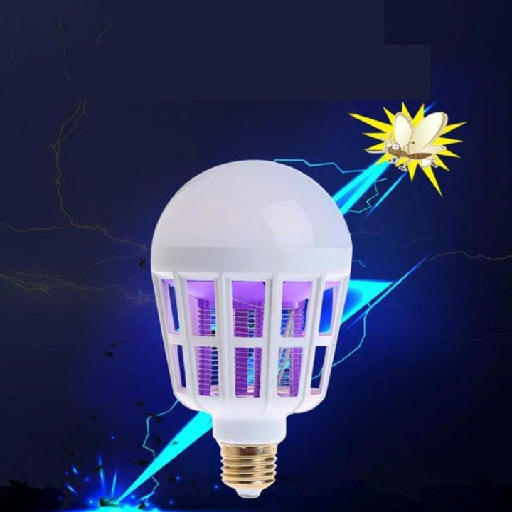 Lâmpada de LED com Armadilha Elétrica para Mosquitos e Insetos UTI35 - Lâmpada de LED com Armadilha Elétrica para Mosquitos e Insetos Casa Tech 