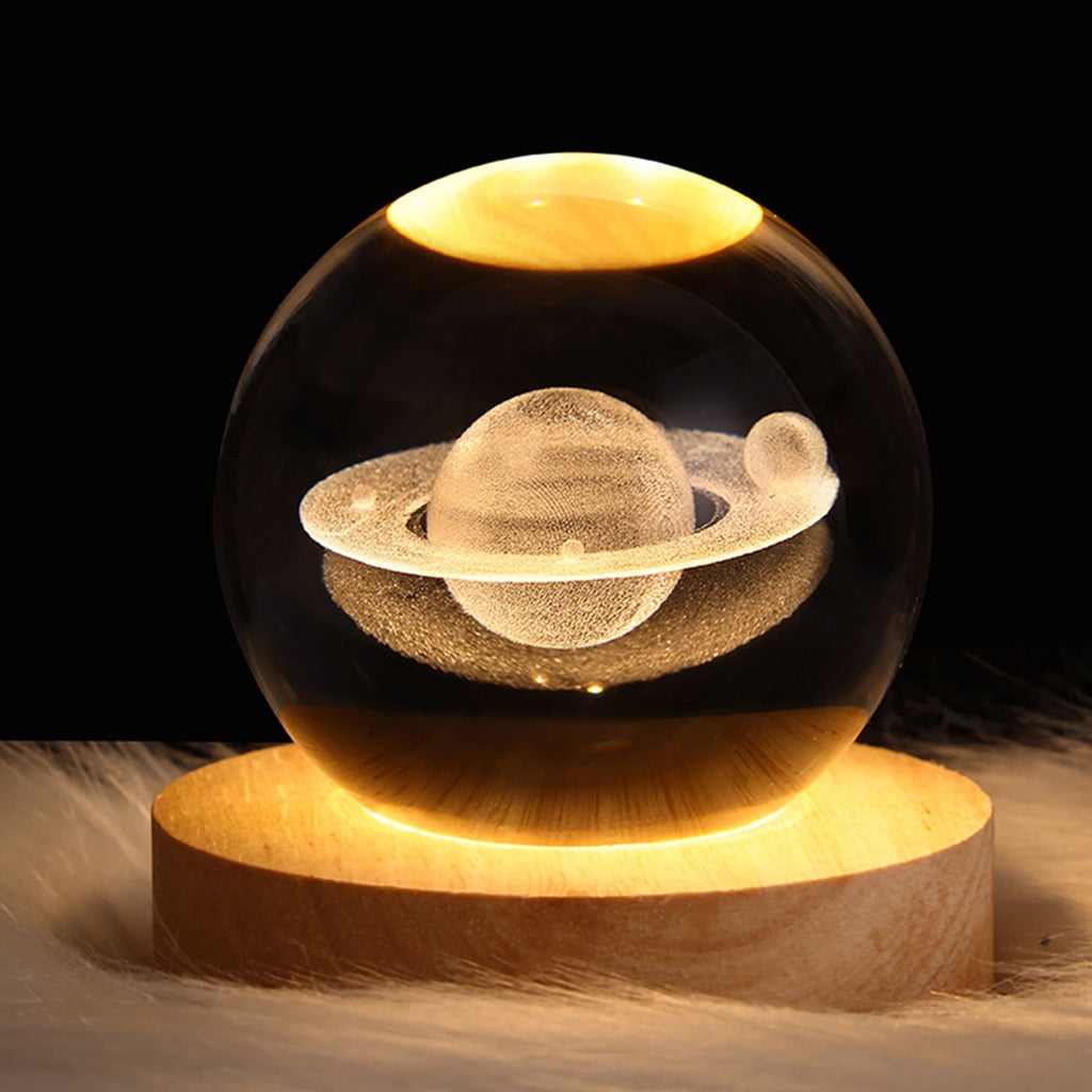 Lâmpada Decorativa Galáxia Planetária DEC11 - Lâmpada Decorativa Galáxia Planetária Casa Tech Saturno 