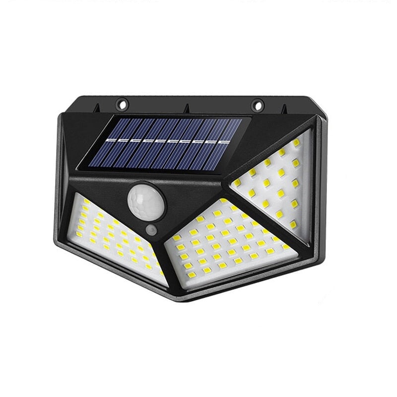 Lâmpada Solar Impermeável com 100 Luzes de LED para Paredes Externas e Jardins JEP12 - Lâmpada Solar Impermeável com 100 Luzes de LED para Paredes Externas e Jardins Queenal 1 unidade 