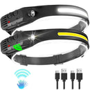 Lanterna de Cabeça Recarregável Profissional com Sensor UTI26 - Lanterna de Cabeça Recarregável Profissional com Sensor Casa Tech 