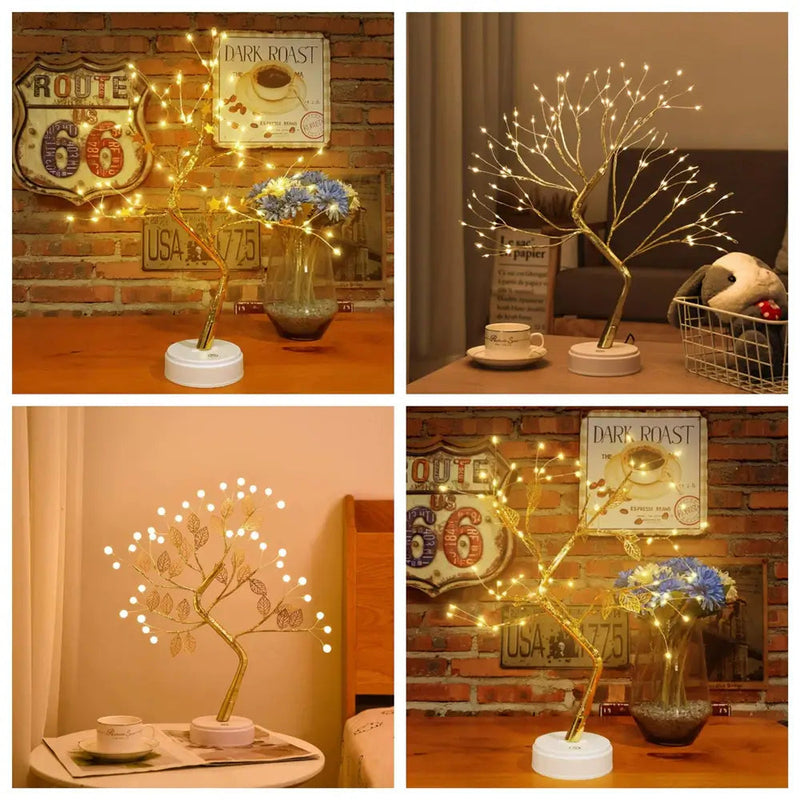 Luminária Árvore Decorativa PRE5 - Luminária Árvore Decorativa Casa Tech Loja 