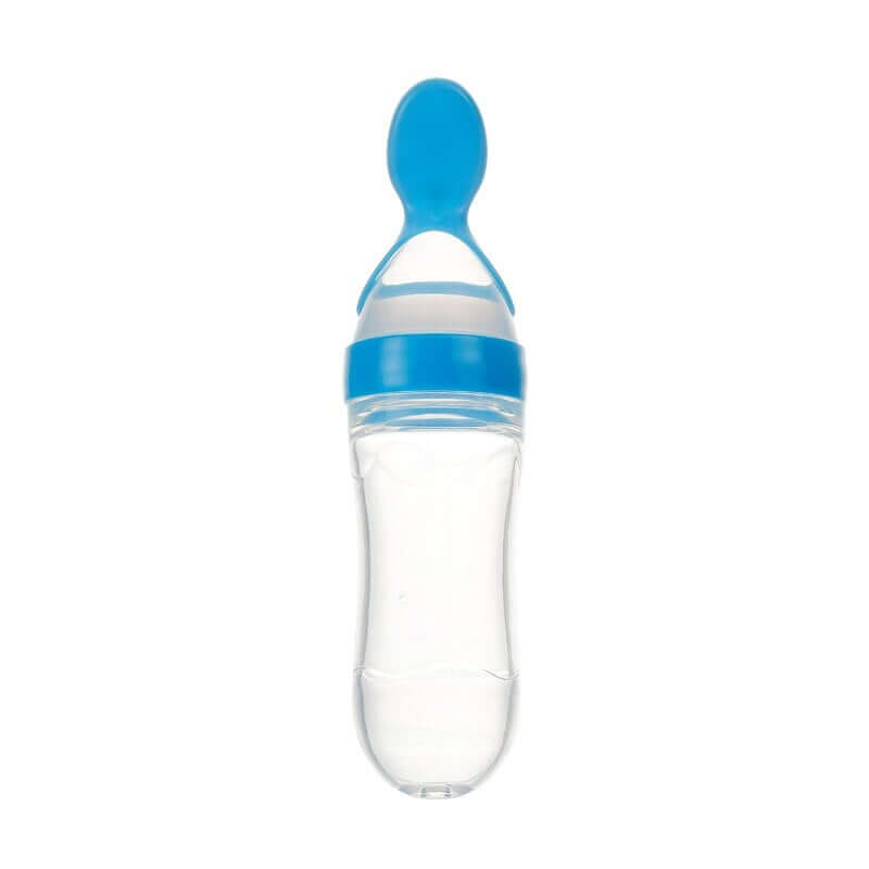 Mamadeira com Colher Dosadora Baby Hero® GR1P3 - Mamadeira com Colher Casa Tech Loja Azul 