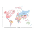 Mapa do Mundo - Papel de Parede 3D G3P2 - Mapa do Mundo Casa Tech Loja 