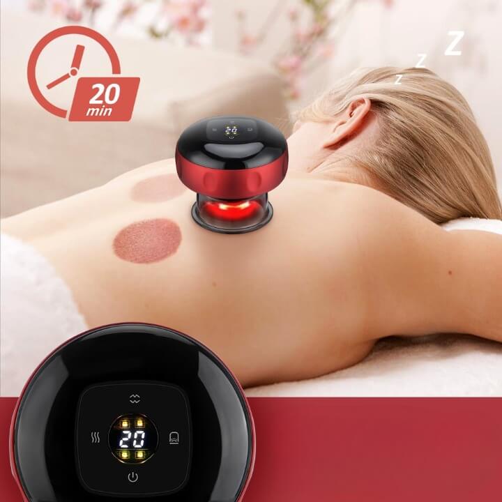 Massageador à Vácuo DermaCup G7P15 - Massageador à Vácuo DermaCup Casa Tech Loja 