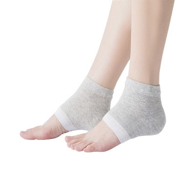 Meias hidratantes para pés secos - Dry Foot 200001297 Casa Tech Loja Cinza Claro 