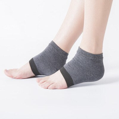 Meias hidratantes para pés secos - Dry Foot 200001297 Casa Tech Loja Cinza Escuro 