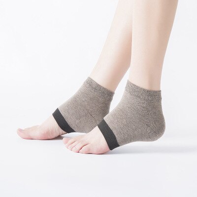 Meias hidratantes para pés secos - Dry Foot 200001297 Casa Tech Loja Marrom 
