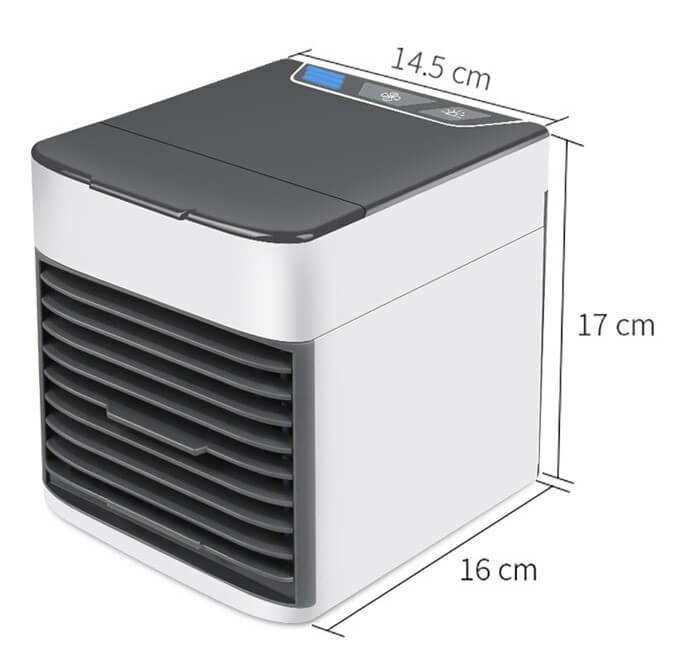 Mini Ar Condicionado Portátil USB G6P6 - Mini Ar Condicionado Portátil USB Casa Tech Loja 
