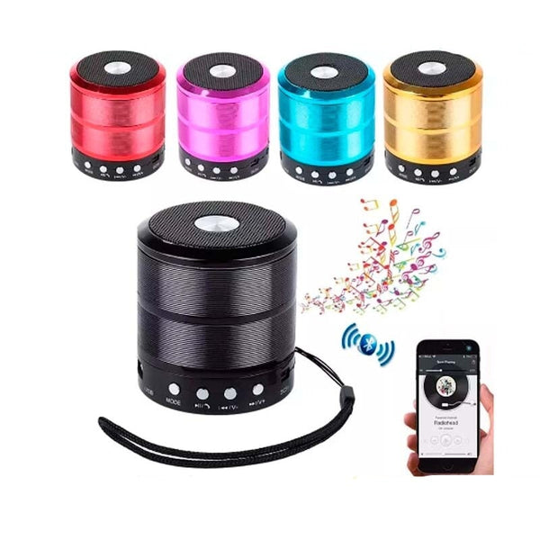 Mini Caixa de Som Portátil com Bluetooth e Entrada USB 0 Casa Tech 