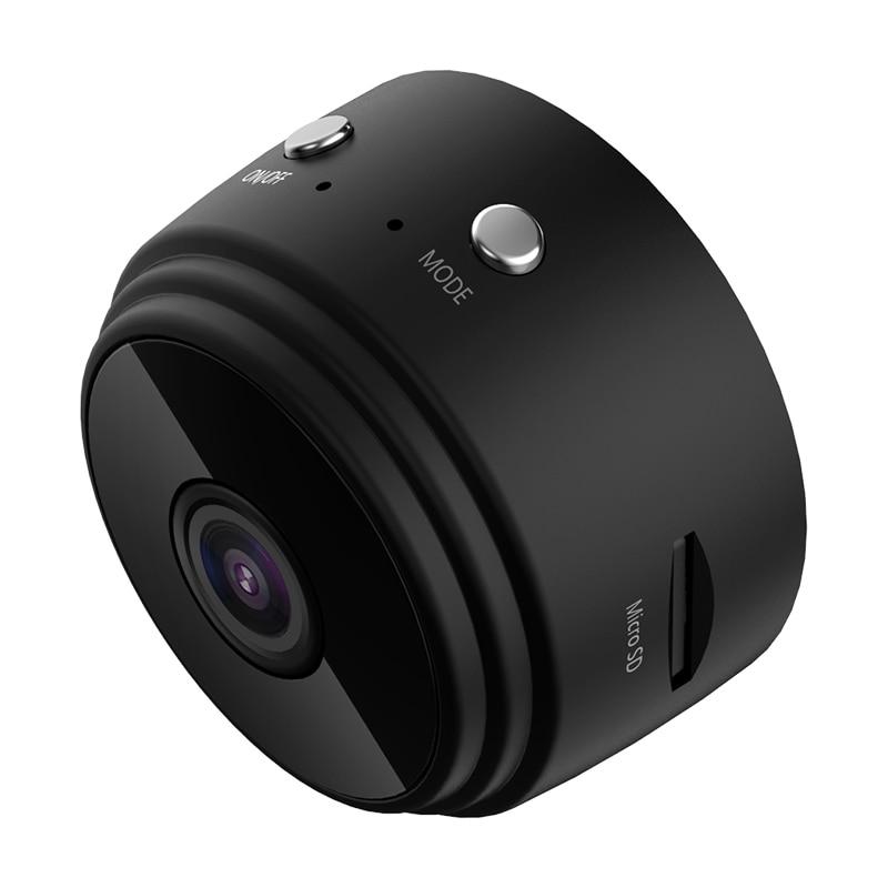 Mini Câmera Espiã com Sensor de Movimento e Visão Noturna Wifi Full HD® G1P37 - Mini Câmera Casa Tech Loja Preto 
