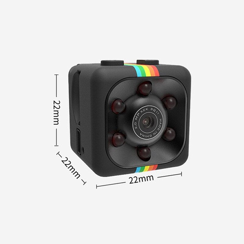 Mini Câmera Espiã Visão Noturna HD AEV13 - Mini Câmera Espiã Visão Noturna HD Casa Tech 