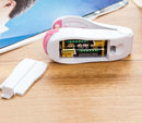 Mini Selador Portátil de Embalagens de Plástico a Vácuo - Maquina de Cerâmica Selagem a Calor G1P28 - Mini Selador Portátil Casa Tech Loja 