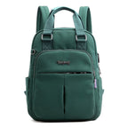 Mochila Anti-Roubo Impermeável com Carregador USB G1P13 - Mochila Impermeável Anti-Roubo Casa Tech Loja Verde 