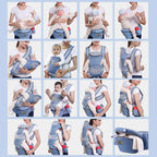 Mochila Bebê Canguru – Multi Funcional Ergonômico G7P13 - Mochila Bebê Canguru – Multi Funcional Ergonômico Casa Tech Loja 