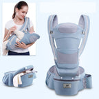 Mochila Bebê Canguru – Multi Funcional Ergonômico G7P13 - Mochila Bebê Canguru – Multi Funcional Ergonômico Casa Tech Loja Azul 