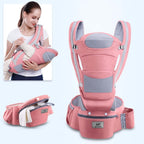 Mochila Bebê Canguru – Multi Funcional Ergonômico G7P13 - Mochila Bebê Canguru – Multi Funcional Ergonômico Casa Tech Loja Rosa 